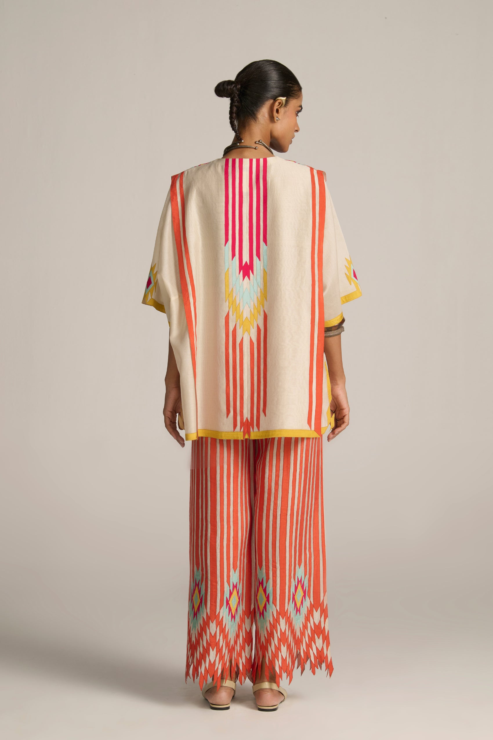 3D PANELLED KAFTAN SHIRT