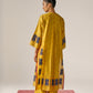 APPLIQUE' AND OUTLINE PLEATED KAMEEZ