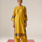 APPLIQUE' AND OUTLINE PLEATED KAMEEZ