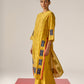 APPLIQUE' AND OUTLINE PLEATED KAMEEZ