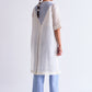LINEN CENTER PLEATED KAMEEZ