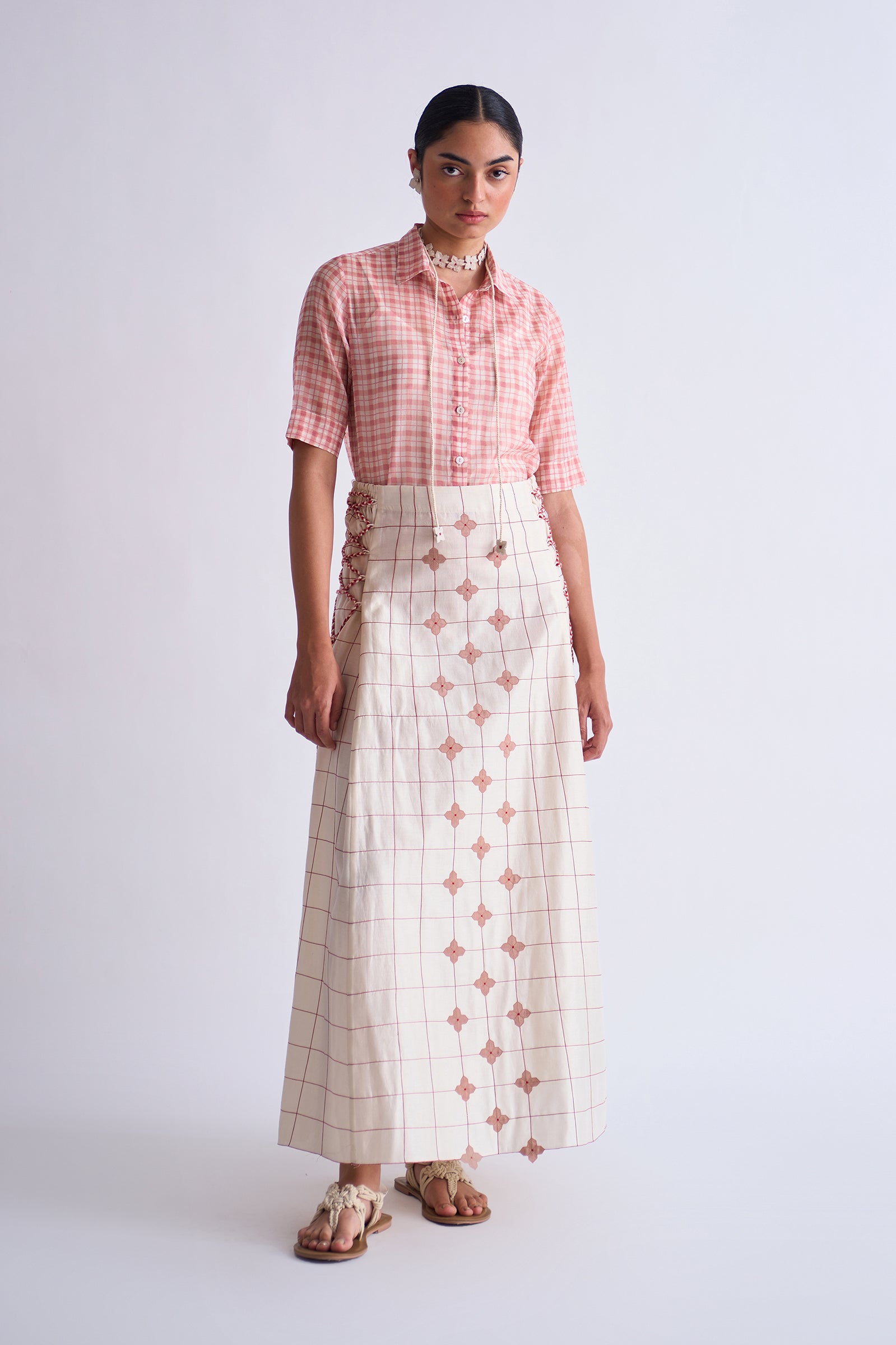 PANELLED SKIRT