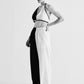 ELASTICATED 2 COLOUR HEM APPLIQUE' PANTS
