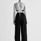 ELASTICATED HEM APPLIQUE PANTS