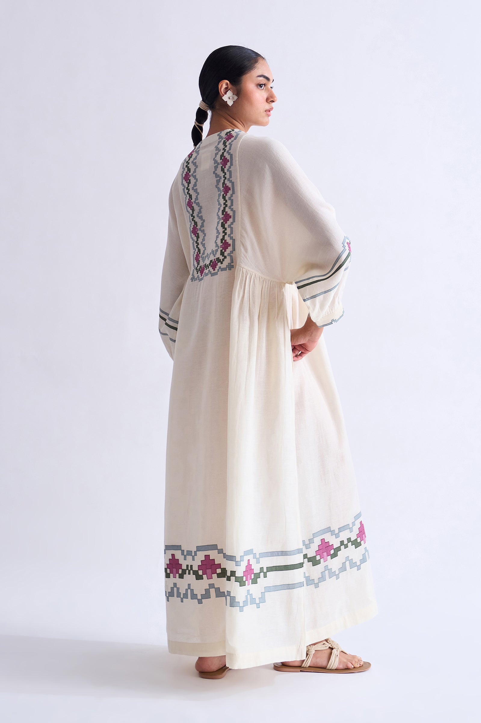 SIDE GATHER DRESS