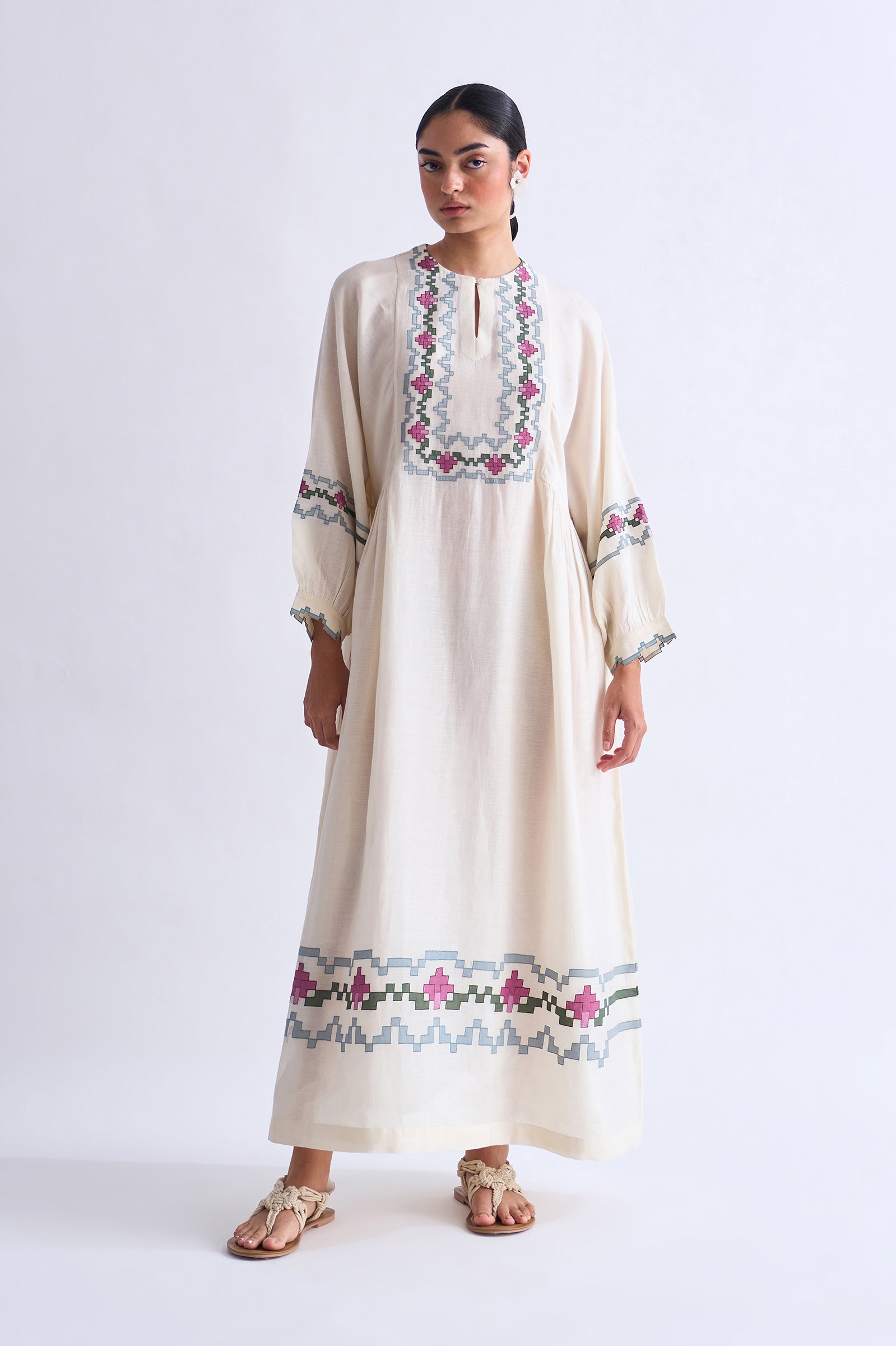 SIDE GATHER DRESS