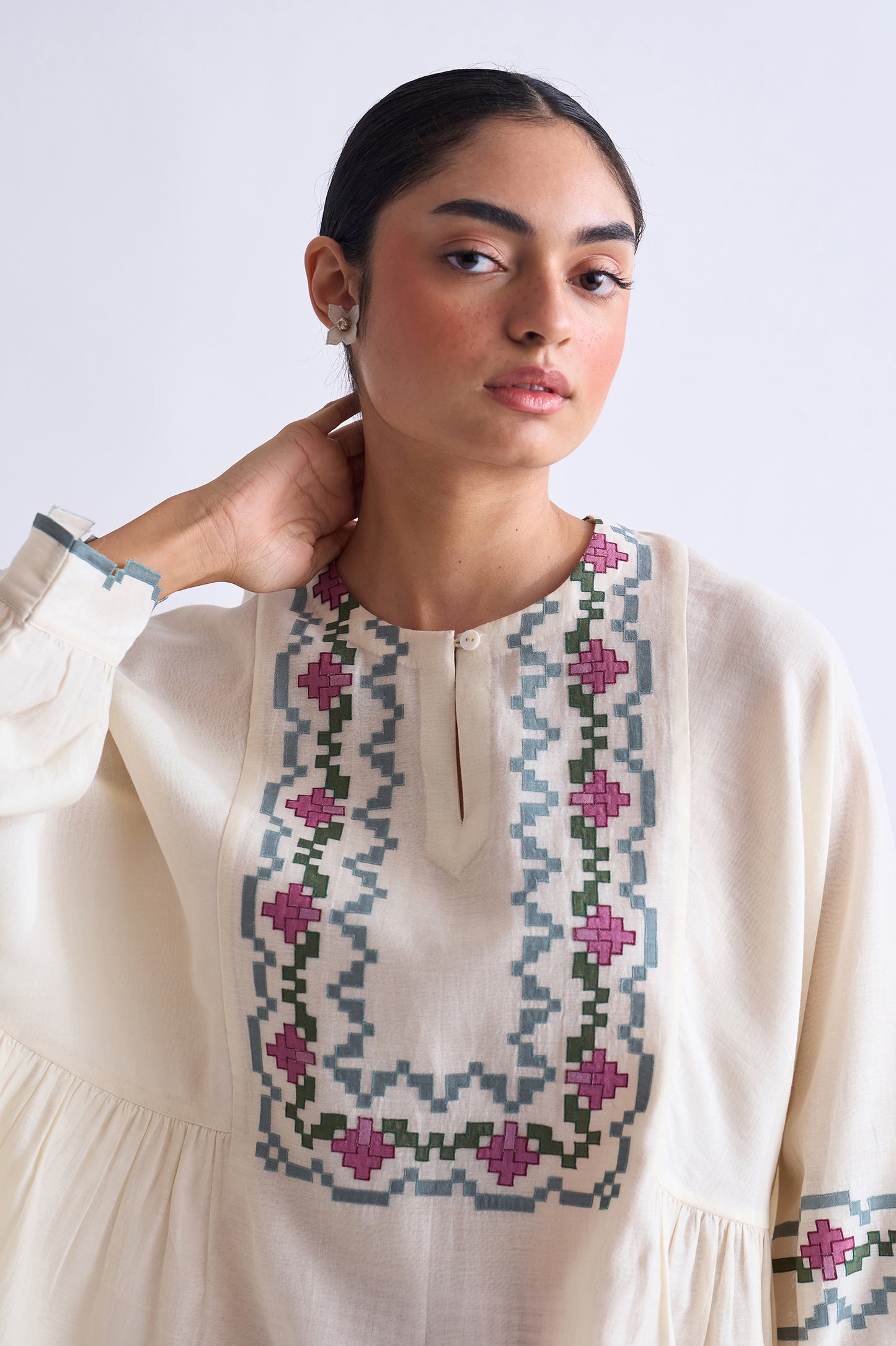 SIDE GATHER SHIRT