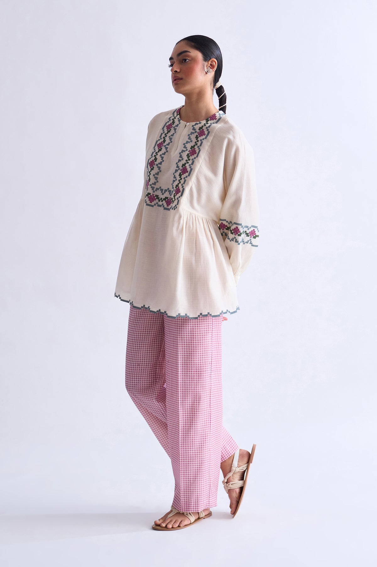 SIDE GATHER SHIRT