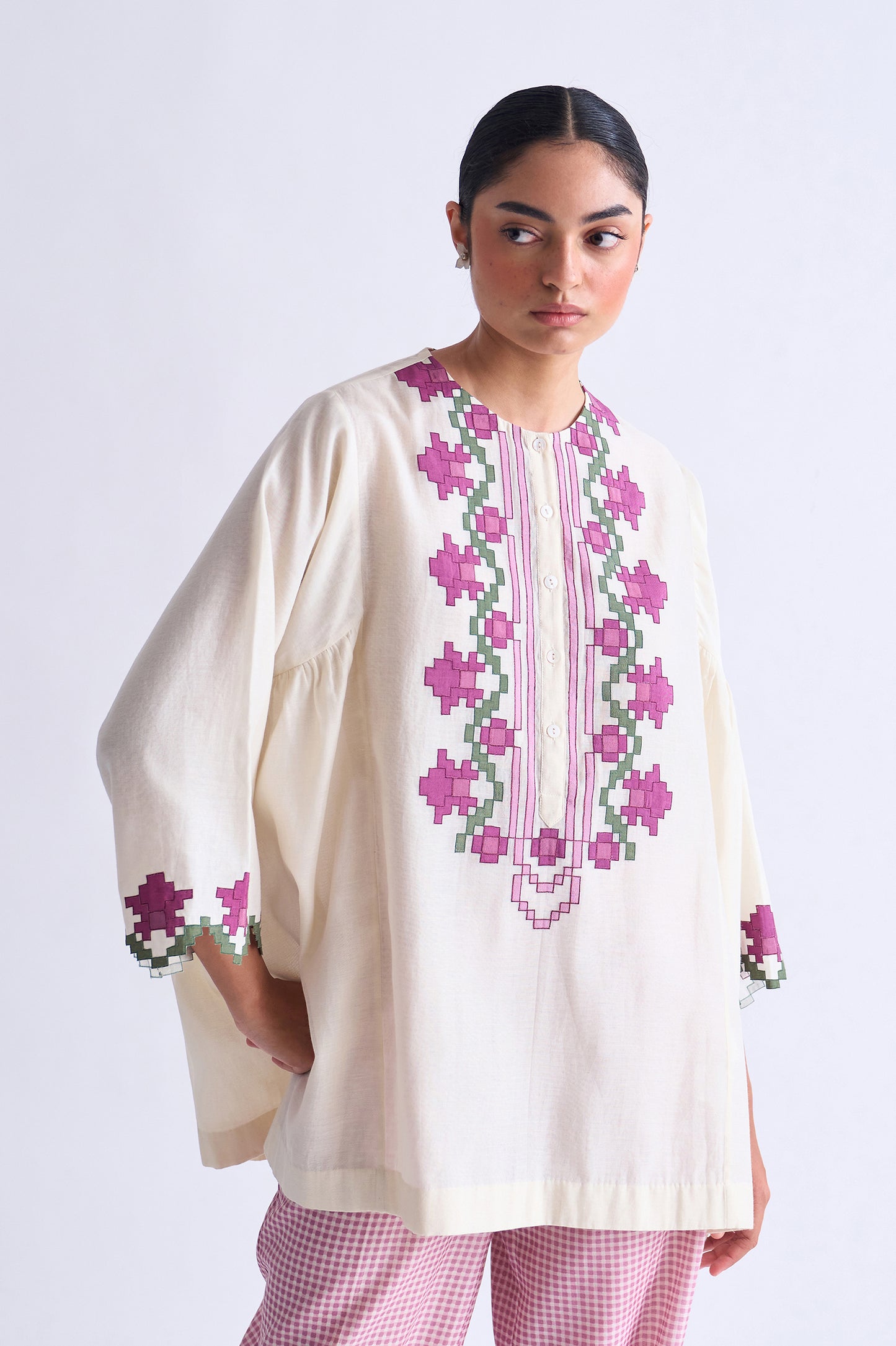 SIDE GATHER SHIRT