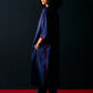 NAVY TRIBAL APPLIQUE' KAMEEZ