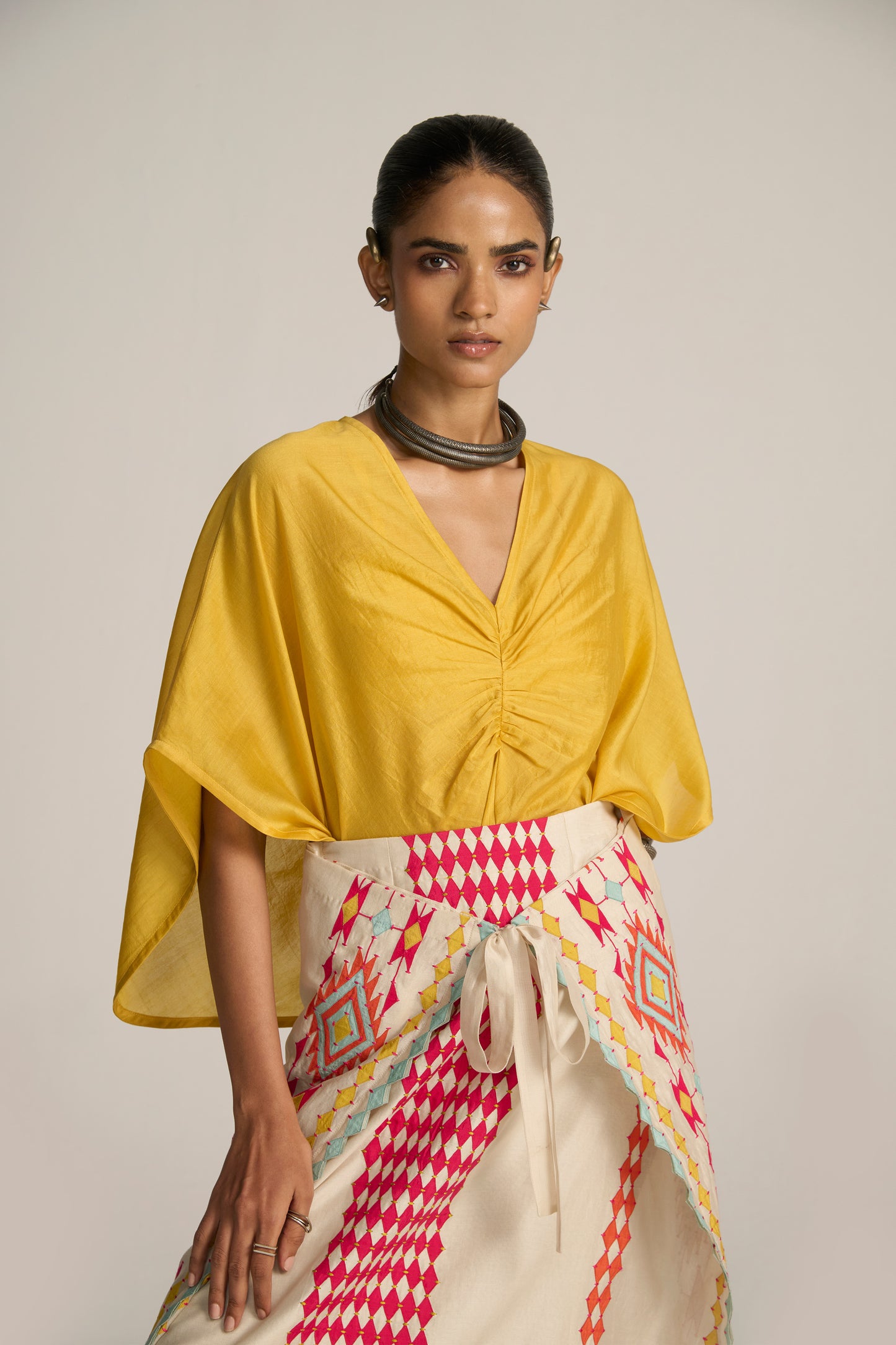 FRONT TIE SKIRT