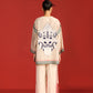 TIBETAN MASK DROP SHOULDER SHIRT