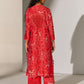 GEOMETRIC FLORAL CUTWORK KAMEEZ