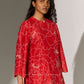 GEOMETRIC FLORAL CUTWORK KAMEEZ