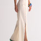 FRONT SLIT PANT WITH THREADWORK AND CUTWORK