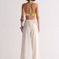 APPLIQUE' CUTWORK AND THREAD PANTS