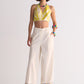 APPLIQUE' CUTWORK AND THREAD PANTS