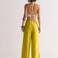SLIT APPLIQUE' PANTS