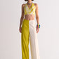 2 COLOUR HEM APPLIQUE' PANTS