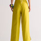 2 COLOUR SLIT APPLIQUE' PANTS
