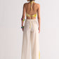 APPLIQUE' CUTWORK PANTS