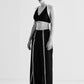 SLIT APPLIQUE' STRAIGHT PANTS