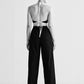 ELASTICATED PLAIN PANTS