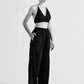 ELASTICATED PLAIN PANTS
