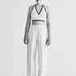 ELASTICATED PLAIN PANTS