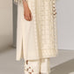 SLIT CUTWORK STRAIGHT PANTS
