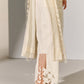 SLIT CUTWORK STRAIGHT PANTS