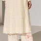 GEOMETRIC AND FLORAL STRAIGHT PANTS IVR