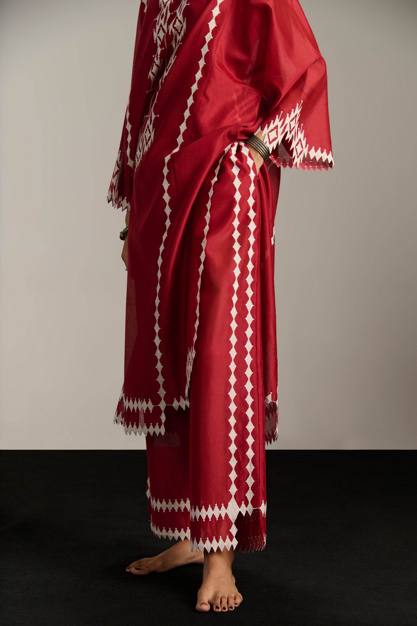 APPLIQUE' AND CUTWORK PANTS