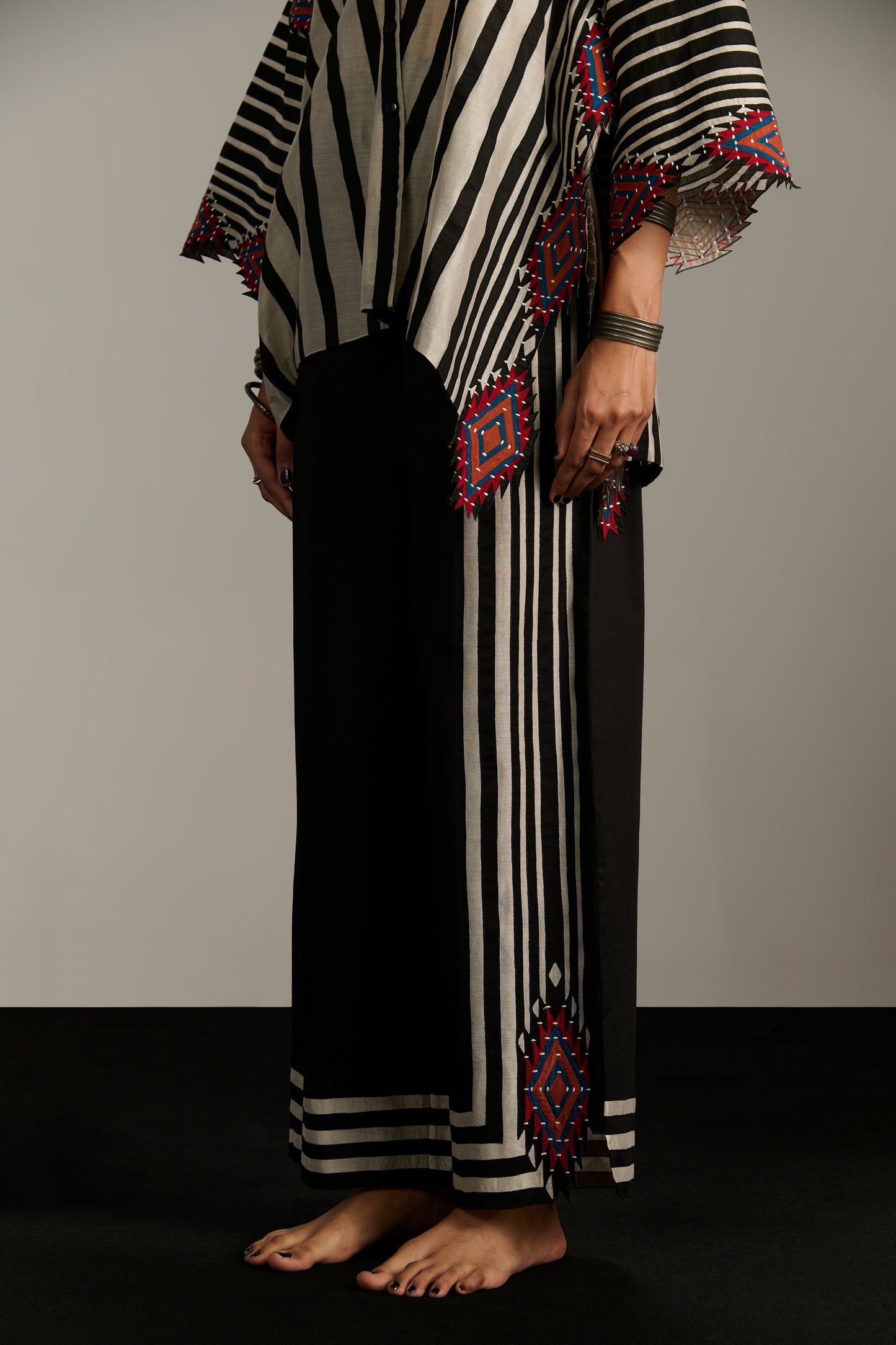 APPLIQUE' AND CUTWORK PANTS