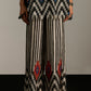 STRIPE APPLIQUE' AND CUTWORK PANTS
