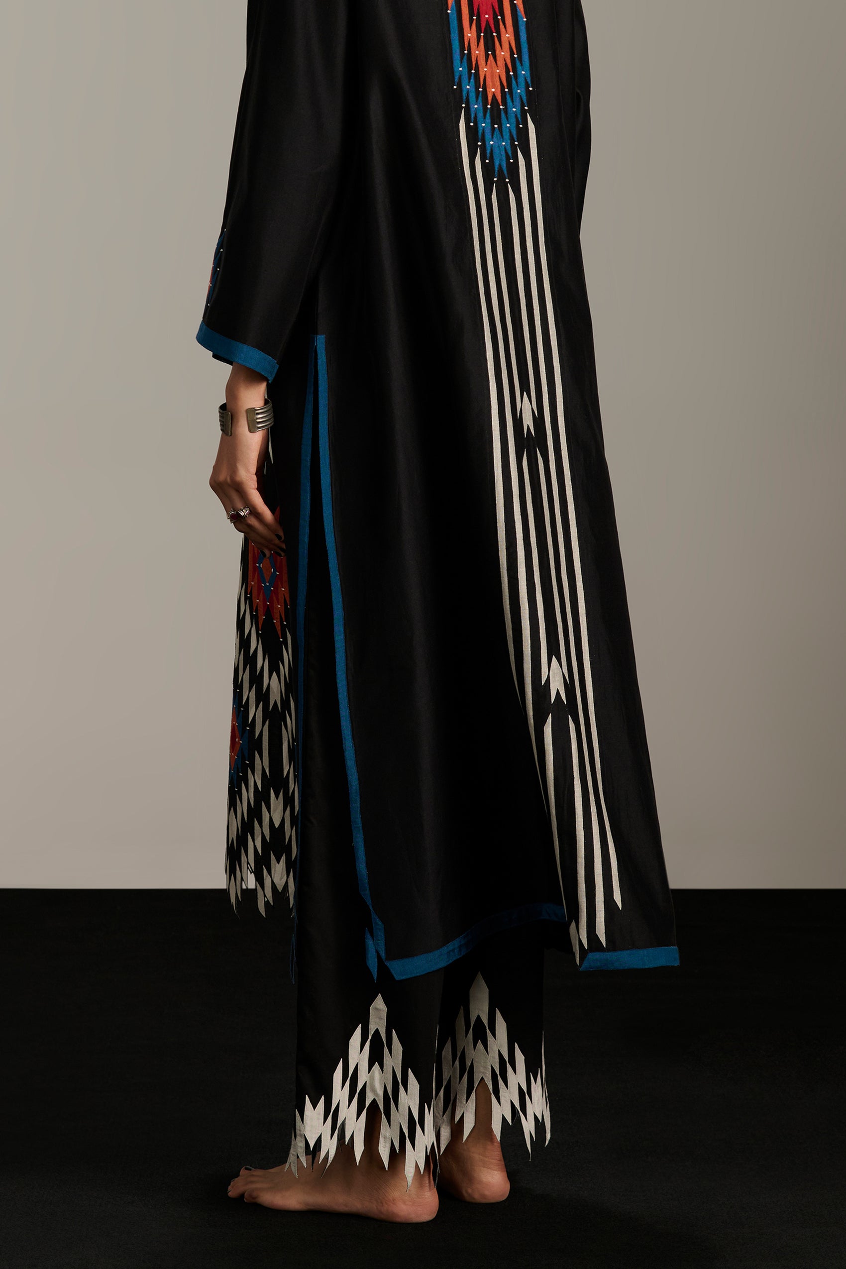 APPLIQUE' AND CUTWORK PANTS