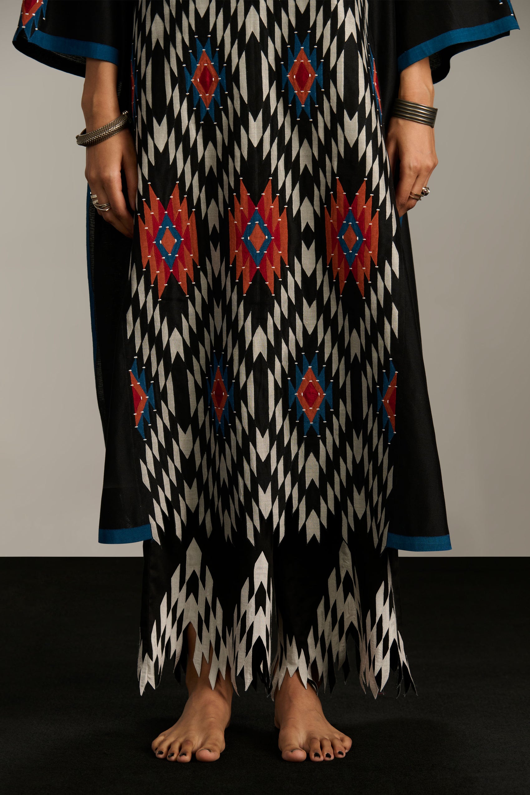 APPLIQUE' AND CUTWORK PANTS