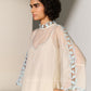 GEOMETRIC FLORAL CUTWORK KAFTAN