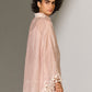 GEOMETRIC FLORAL CUTWORK KAFTAN SHIRT SMV