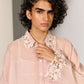GEOMETRIC FLORAL CUTWORK KAFTAN SHIRT SMV