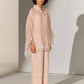 GEOMETRIC FLORAL CUTWORK KAFTAN SHIRT SMV