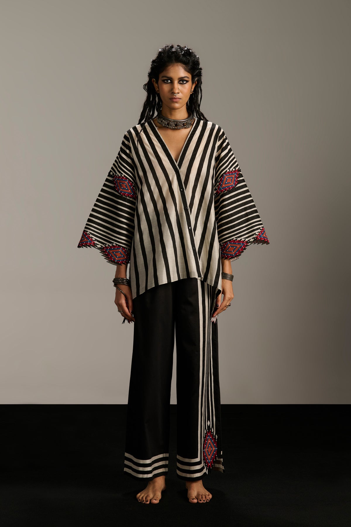 WRAP OVERLAP SHIRT