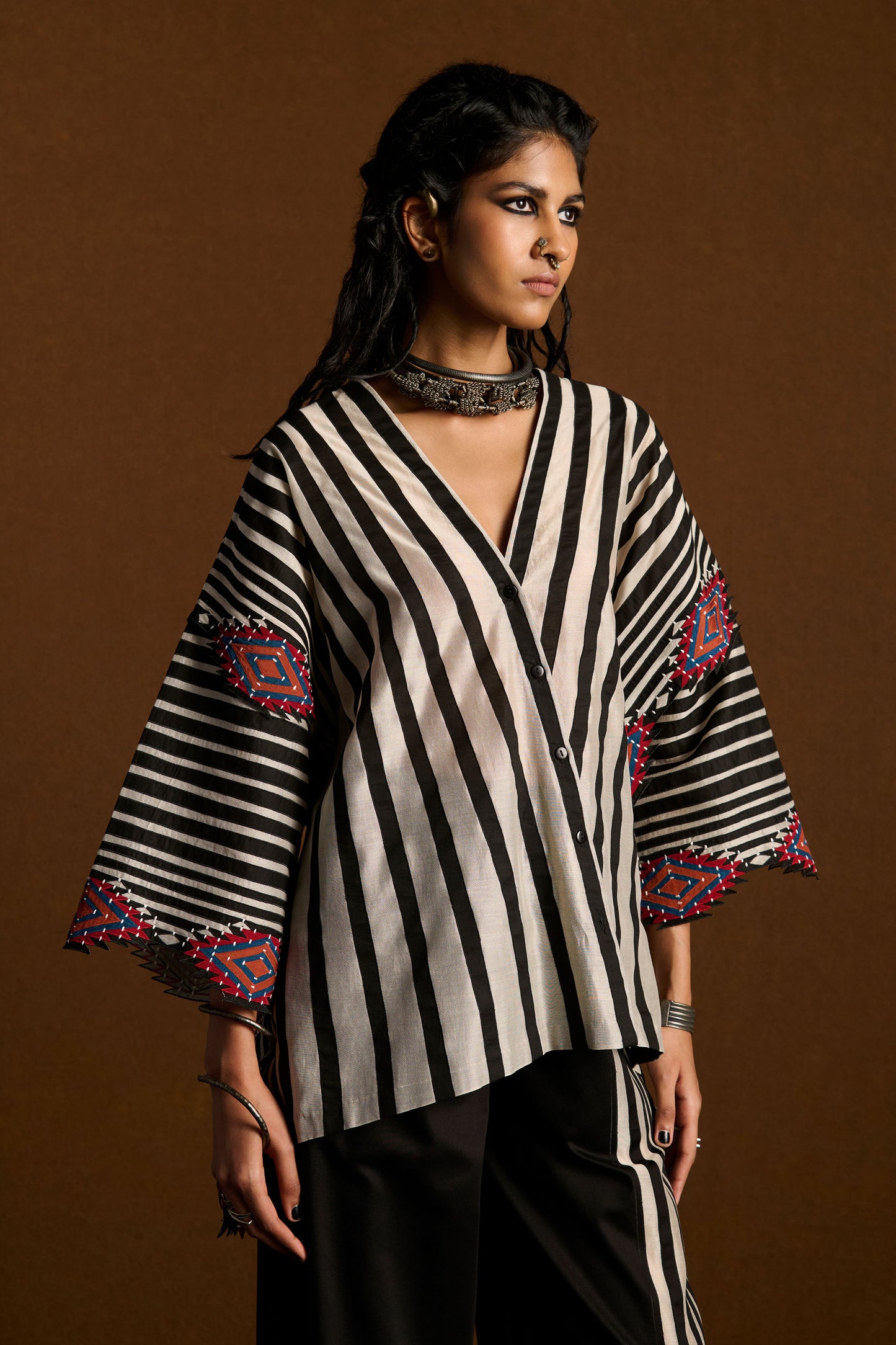 WRAP OVERLAP SHIRT