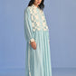 CUTWORK YOKE SHIRT DRESS