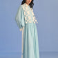 CUTWORK YOKE SHIRT DRESS