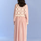 CUTWORK YOKE SHIRT DRESS