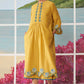 CENTER SLASH DRESS