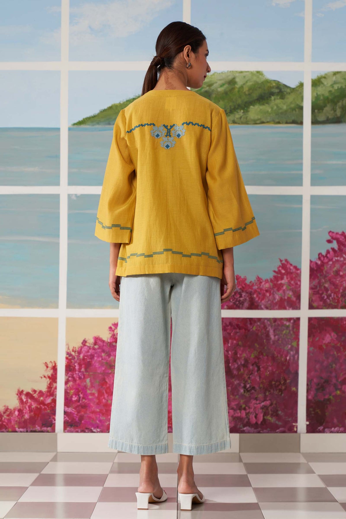 WRAP OVERLAP SHIRT