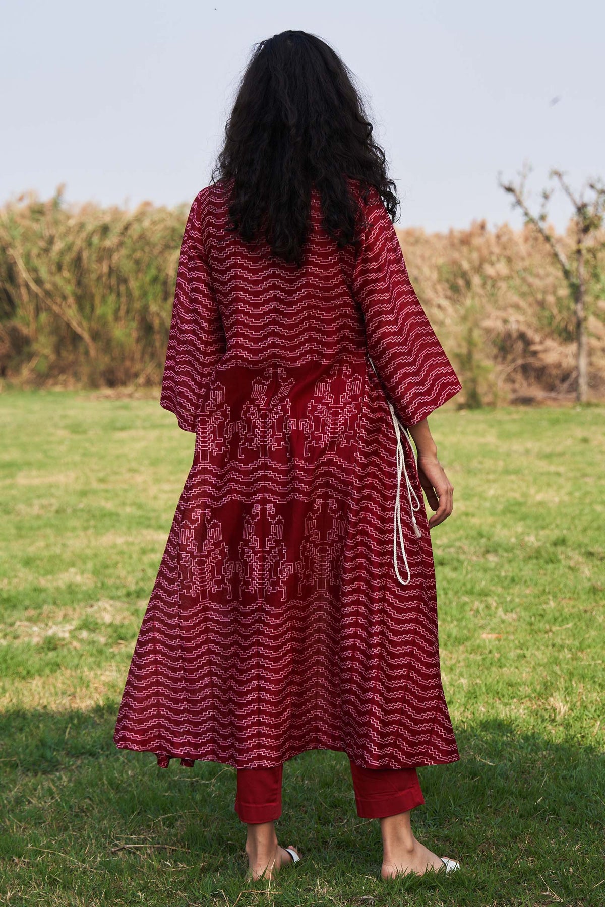 SHIBORI ALINE KAMEEZ