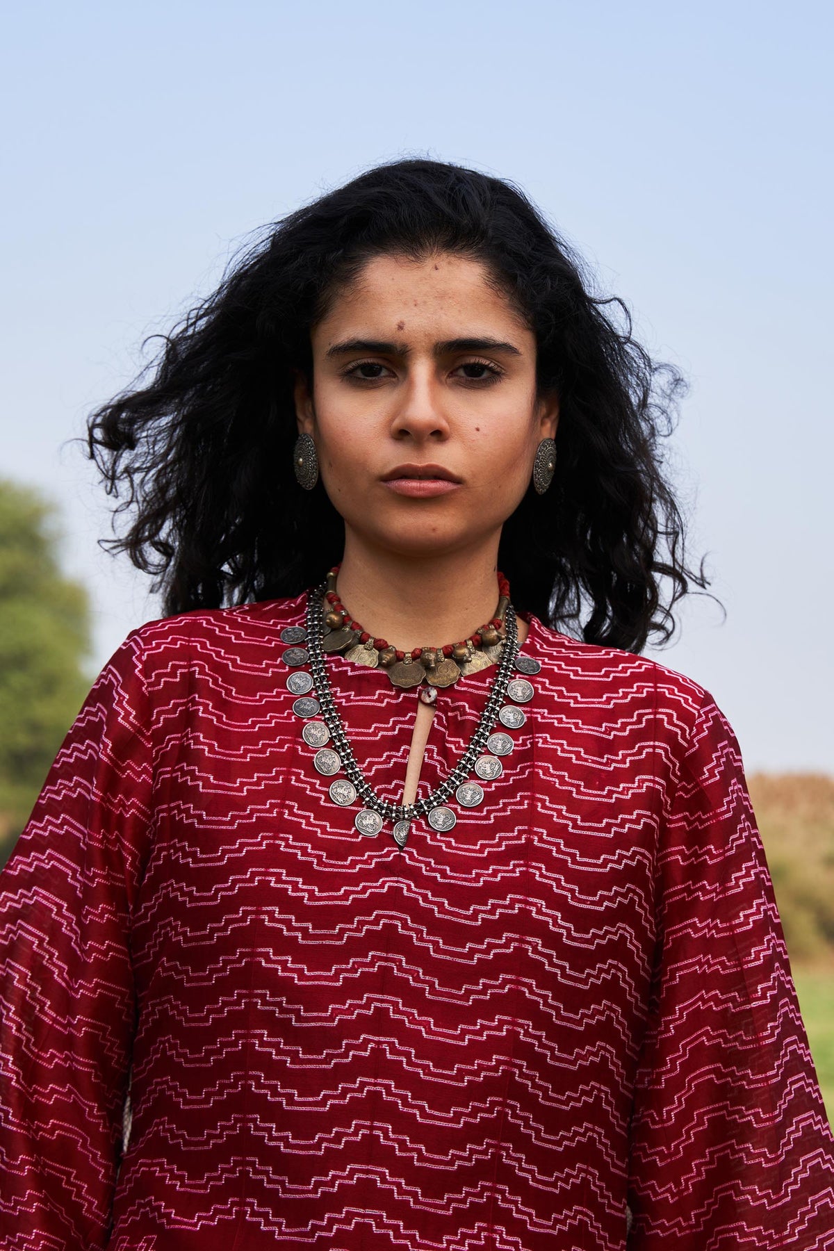 SHIBORI ALINE KAMEEZ